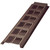 AIRVENT 8' BROWN ALUMINUM SOFFIT UNDER EAVE VENT