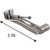 5" K-STYLE ALUMINUM GUTTER HANGER BRACKET WITH SCREW