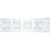 8FT WHT ALUM SOFFIT VENT