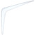 8X10 SHELF BRACKET WHITE 211BC