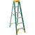 WERNER 6' 225LB GREEN FIBERGLASS STEP LADDER TYPE II
