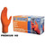 GLOVEWORKS 100 MEDIUM 8MIL ORANGE NITRILE GLOVES