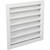 AIR VENT 12"X12" SQUARE WHITE GABLE ATTIC VENT