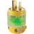 15A YELLOW GRD CORD PLUG