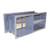 16"X6" PLASTIC FOUNDATION VENT BLOCK WITH DAMPER GRAY