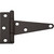 V286 EXTRA HEAVY T HINGES BLK
