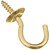 3/4 CUP HOOK BRASS PACK-OF-50  VS2021