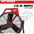 M18 BRUSHLESS FAN BARE TOOL ONLY 0821-20  MILWAUKEE
