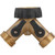 DIB BRASS Y-CONNECTOR HOSE SHUTOFF