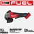 M18 FUEL 4-1/2 GRINDER PADDLE SWITCH BARE TOOL  2880-20  MILWAUKEE