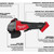 M18 FUEL 4-1/2 GRINDER PADDLE SWITCH BARE TOOL  2880-20  MILWAUKEE