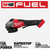M18 FUEL 4-1/2 - 6 BRAKING GRINDER, PADDLE SWITCH 3670-20  MILWAUKEE