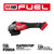 M18 FUEL 4-1/2 - 6 BRAKING GRINDER, SLIDE SWITCH 3671-20  MILWAUKEE