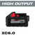 M18 XC 6.0 HIGH OUTPUT LITHIUM-ION BATTERY  48-11-1865  MILWAUKEE