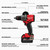M18 FUEL 1/2IN HAMMER DRILL/DRIVER 2 BATT KIT  2904-22  MILWAUKEE
