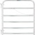 TARTER 6 BAR ECONOMY GALVANIZED GATE 4 FT