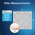 3M 20"X20"X1" 1000 MPR ALLERGEN FURNACE FILTER MERV 11