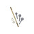 24IN ROUND STEEL STAKE DIB