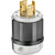 LEVITON 30A 4-WIRE INDUSTRIAL LOCKING CORD PLUG