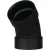 4" HUB X HUB 45 DEG. ABS ELBOW (1/8 BEND)