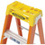 T-1A 6FT RED FBGL STEPLADDER 300LB 6206