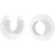 1-5/16" ZINC WHITE CLOSET ROD SOCKET 2-PACK