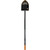 FISKARS STEEL HANDLE ROUND POINT SHOVEL