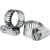(#44) 2-5/16"-3-1/4" ALL-SS HOSE CLAMP