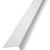 NORWESCO 3/8"X2-1/4" GALVANIZED Z STYLE METAL FLASHING