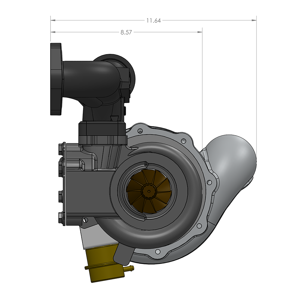 2007 Dodge Cummins turbocharger drawing