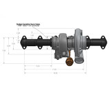Turbocharger with VGT drawing