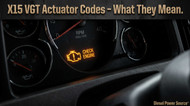 X15 Turbo (VGT) Actuator Codes - What They Mean and When to Replace