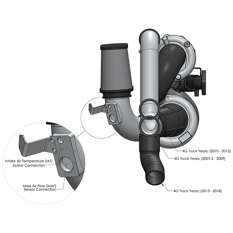 6.7 Cummins Compound Turbo Kit for 2007.5-2018 Models