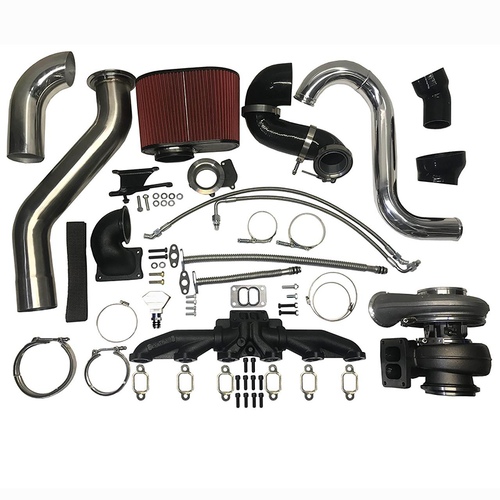 STOCKER TWIN COMPOUND TURBO KIT FOR 1ST & 2ND GEN DODGE CUMMINS 5.9