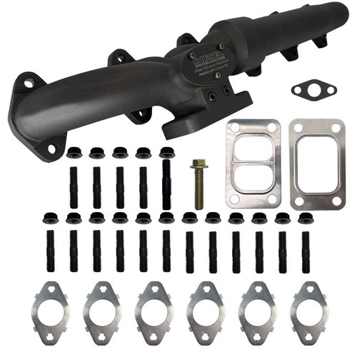 DPS 2-piece exhaust manifold installed on 2003-2007 with hardware upgrade