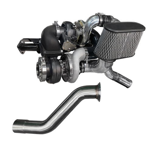 DPS 24V Cummins compound turbo kit with S300 and S400 turbos for 1998.5-2002 Dodge Ram