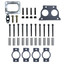 Diesel Power Source ISX15 X15 non-EGR exhaust manifold hardware and gasket kit with bolts, spacers, and turbo studs