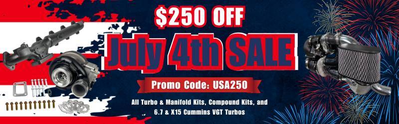 4th of July Turbo Sale