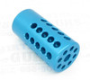 TacSol Tactical Solutions Turquoise Pac-Lite 1" Compensator Turquoise 1/2"x28