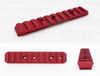 Ruger Reversible Picatinny Rail for ALL Mark Pistols and Tac-Sol Pac-Lite Matte Red
