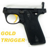 Ruger NEW Take Off Mark IV 22/45 Frame *GOLD Trigger - Rubber Grips*
