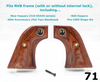 Ruger New Vaquero Smooth Rosewood Grips