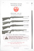 Factory Issued Ruger Instruction Manual - 10/22 - B - 3/2020 - R33