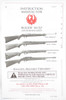 Factory Issued Ruger Instruction Manual - 10/22 - B - 5/17 - R30