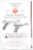 Factory Issued Ruger Instruction Manual - MKIII - AP & KAP 6/14 C R14