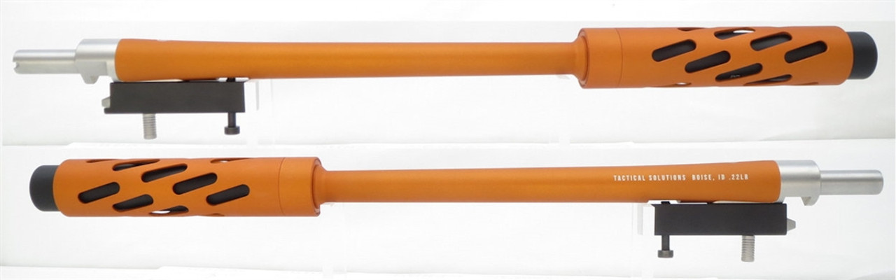 TacSol Tactical Solutions Matte Orange SBX Barrel for Ruger 10/22 Takedown 1/2"x28 threaded