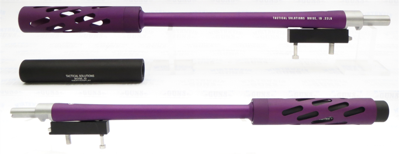 TacSol Tactical Solutions  **TAKEDOWN** SBX Barrel Matte Purple 1/2"x28 Threads for Ruger 10/22