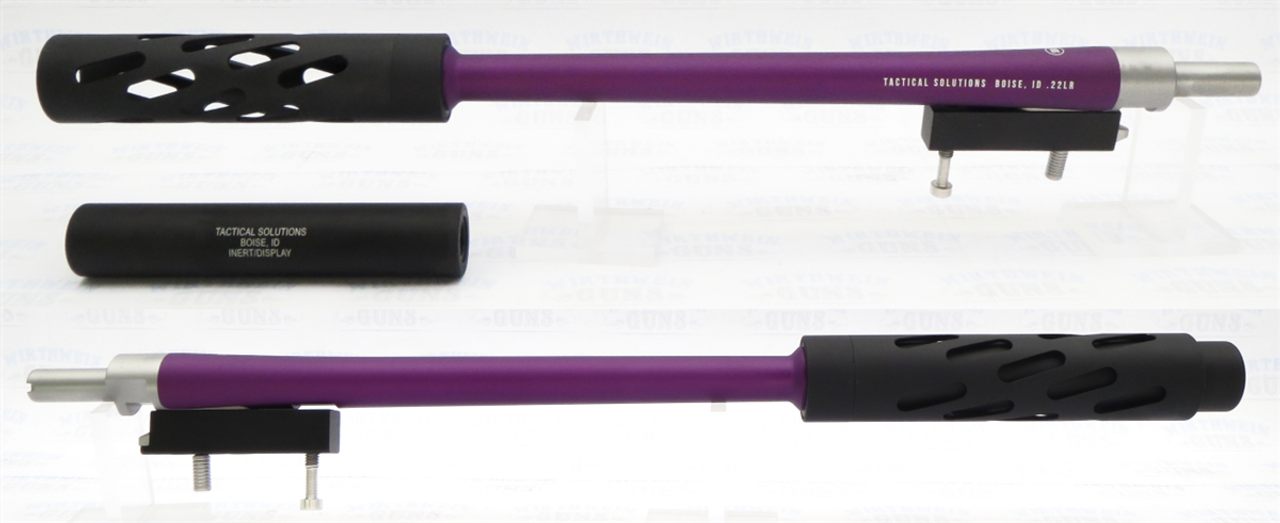 Tactical Solutions Matte Purple & Black SBX Barrel for Ruger 10/22 Takedown