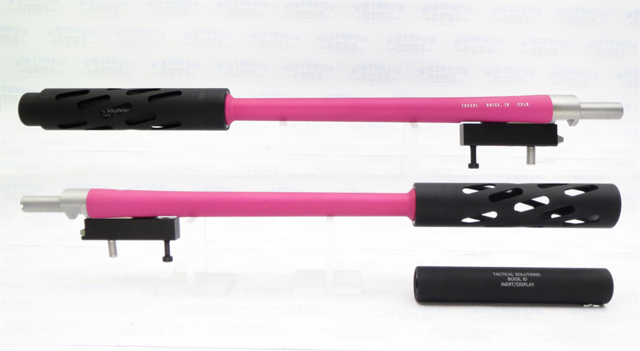 Tactical Solutions Matte Pink & Black SBX Barrel for Ruger 10/22 Takedown