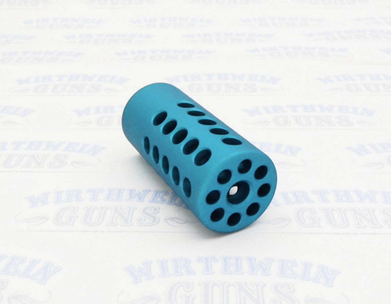 TacSol X-Ring .920" Compensator Matte Turquoise 1/2"x28